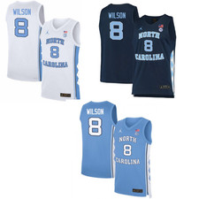 Wilson #8 Heels MEN Stitched Jersey Blue/White/Navy