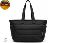 Bagasin Handtasche Damen Groß, Puffer Laptoptasche 15,6 Zoll Shopper Tasche