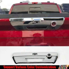 Rear Tailgate Door Handle Decor Cover Trim For Ford F-150 2021-24 Chrome Silver