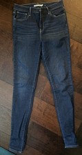 Levi's Women's 720 High Rise Super Skinny  Jeans Blue Size 29/8  Stretch Denim