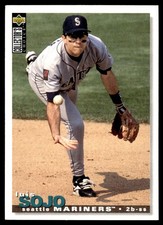 Luis Sojo 1995 Collector's Choice #286 Mariners MLB READ FREE SHIP AutographDen