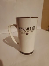 RARE VINTAGE GALERIE HERSHEY’S CHOCOLATE BEIGE BROWN CERAMIC 6" Coffee Mug