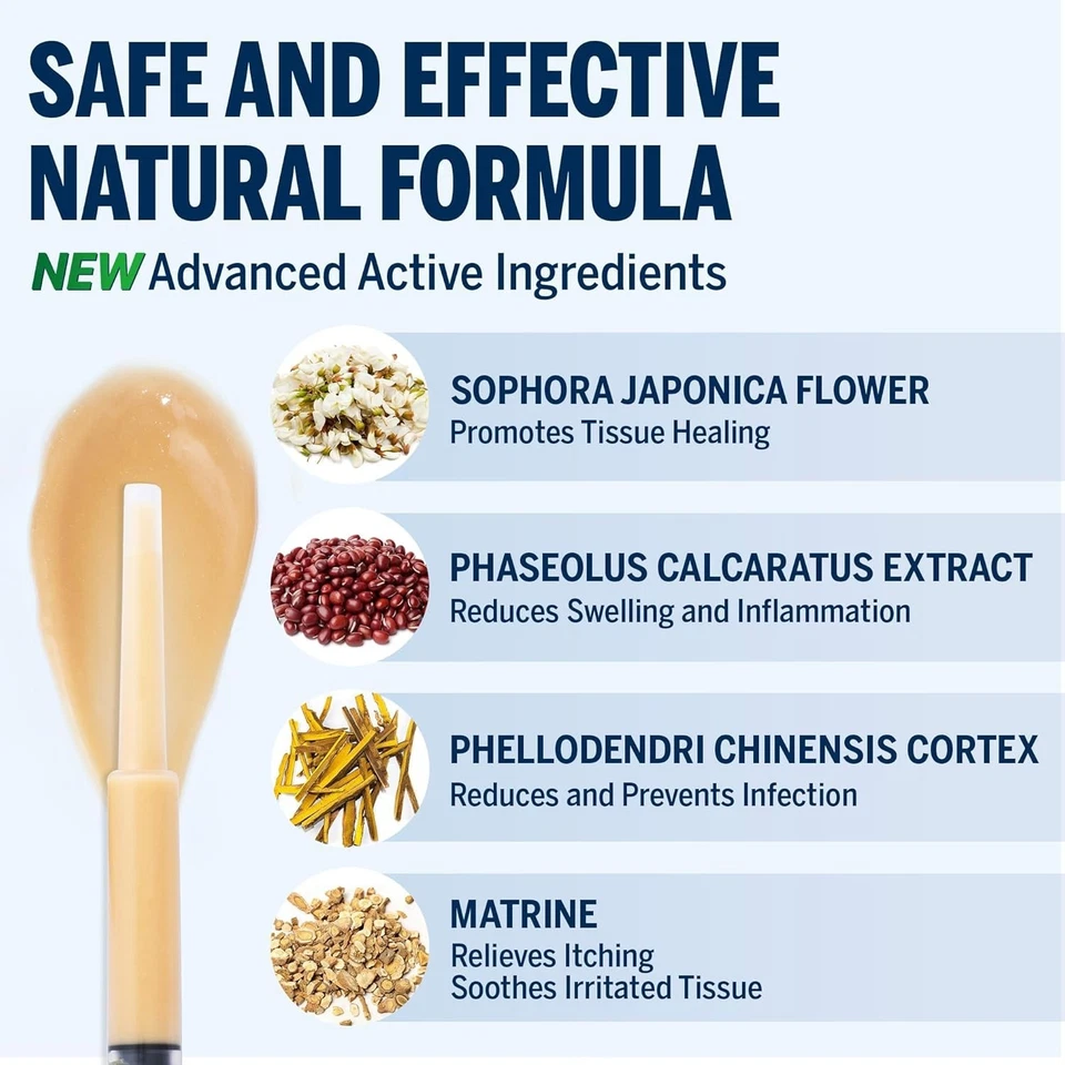 Supositorio de tratamiento de hemorroides Ariella con calmante natural: nuevo encogimiento Fi Foto 2 de 4