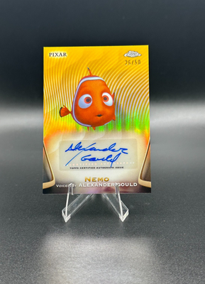 2025 Topps Chrome Disney Gold Auto Nemo /50 Finding Nemo | eBay