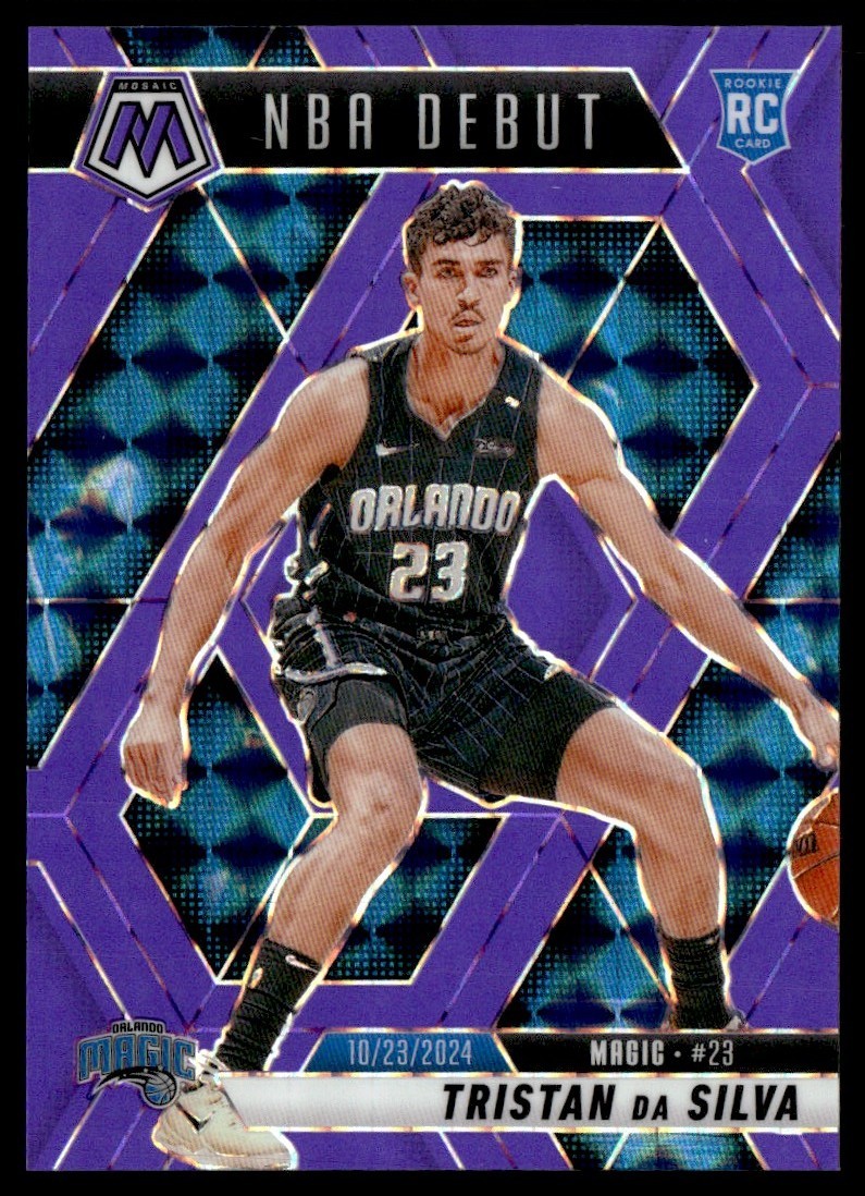 2024-25 Panini Mosaic Purple Fluorescent Tristan da Silva RC 188/249 #266