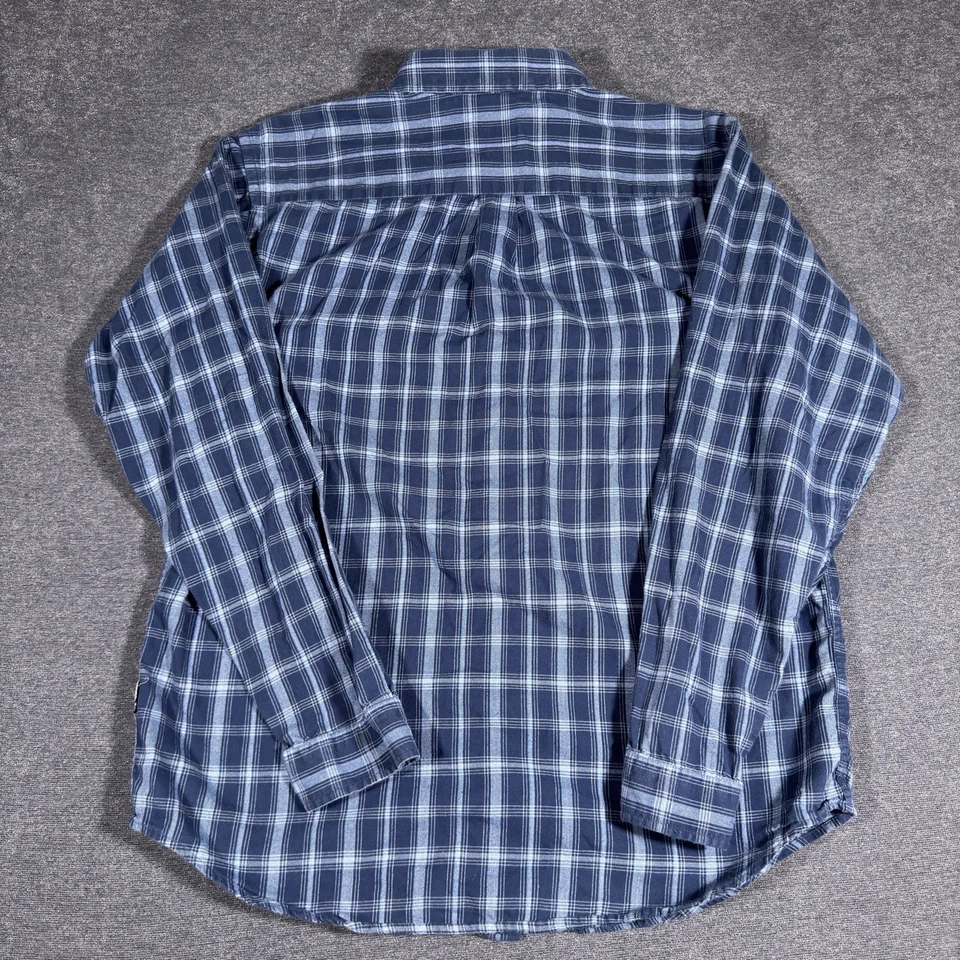Рубашка Patagonia из органического хлопка фланели на пуговицах мужская размер M с длинным рукавом клетчатая - Изображение 3 из 4