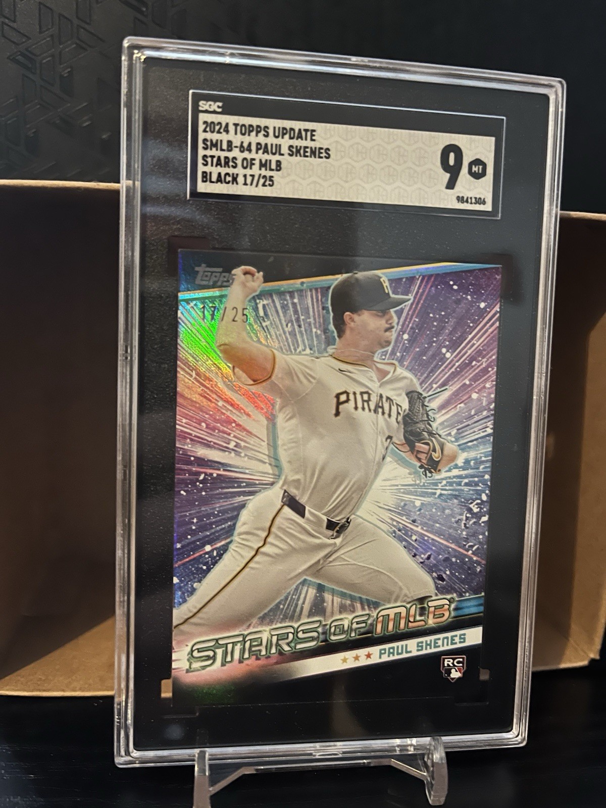 2024 Topps Update Series - Stars of Mlb Paul Skenes #SMLB-64 Black /25 (RC)