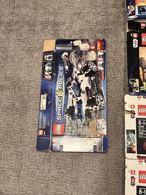 Vintage LEGO Box Lot Star Wars Space Police Power Miners Empty Boxes 8088 8097