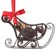 Wine Cork Cage® SLEIGH Ornament