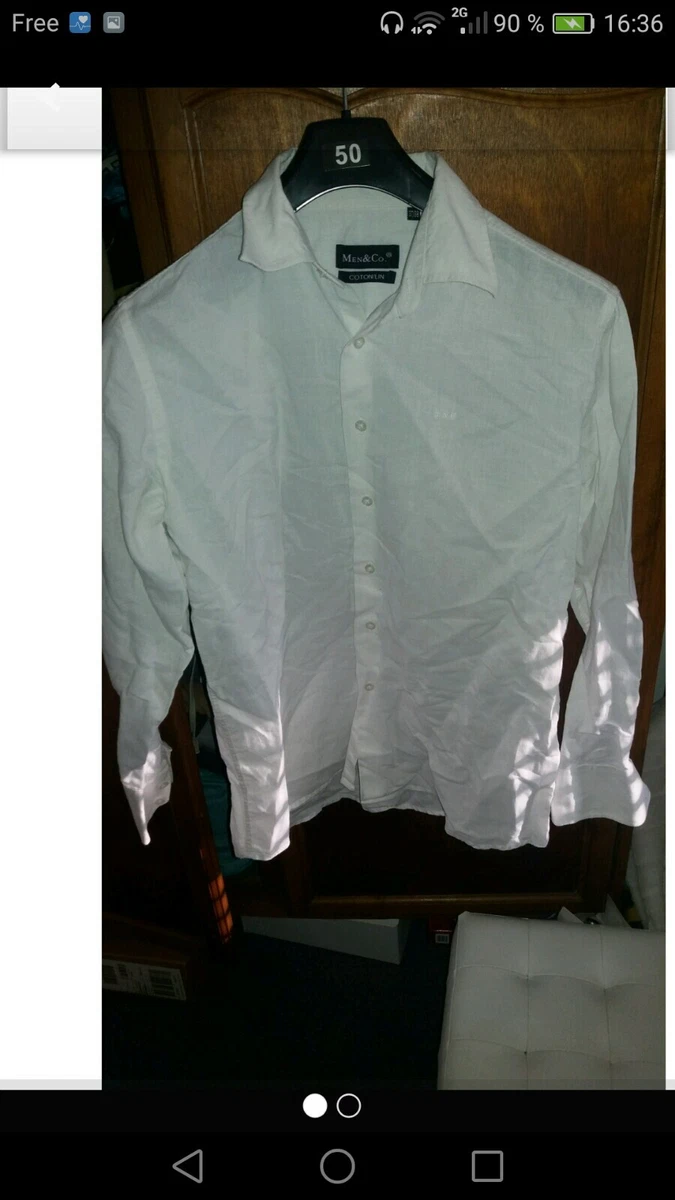Chemise Blanche Homme Marque Men Co eBay
