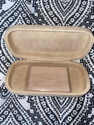 NEW CHLOE Suede Leather Sunglass / Eyeglass Case w  display picture 1