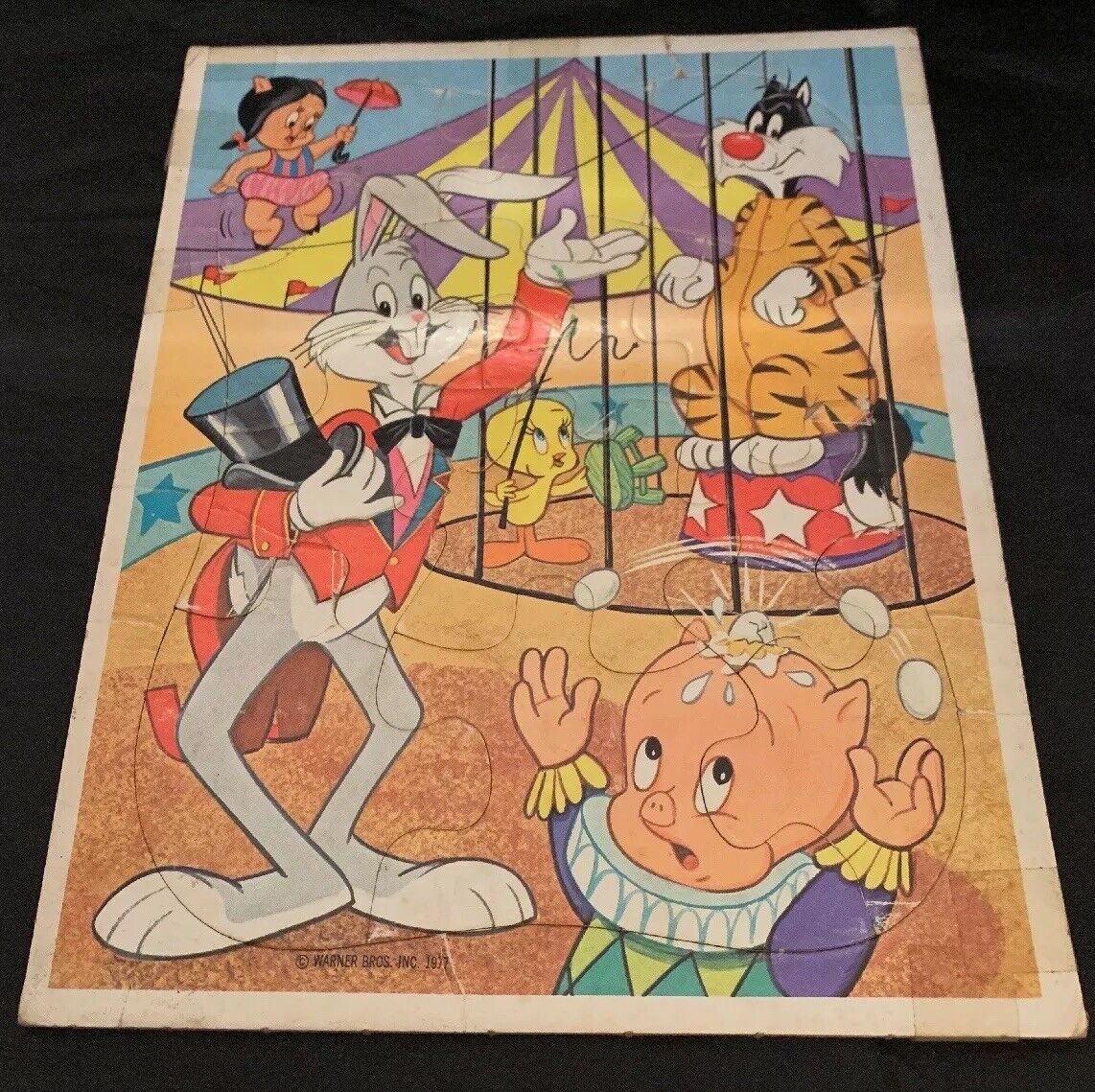 Vintage 1977 Warner Bros Puzzle Bugs Bunny Porky Pig Sylvester T