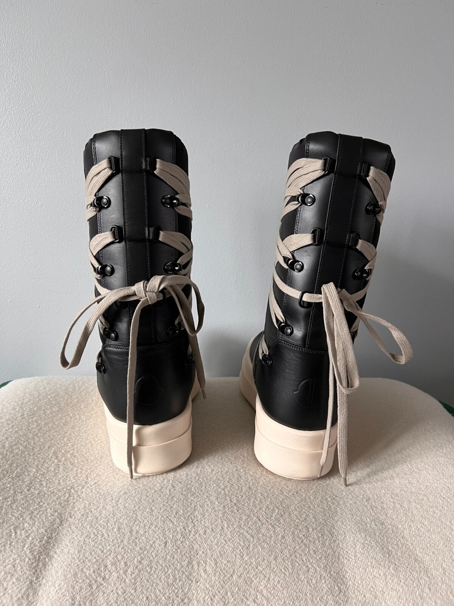 Rick Owens x Moncler Bigrocks Boots - Size 41 - Black - NEW Rick Owens x Moncler Bigrocks Boots - Size 41 - Black - NEW