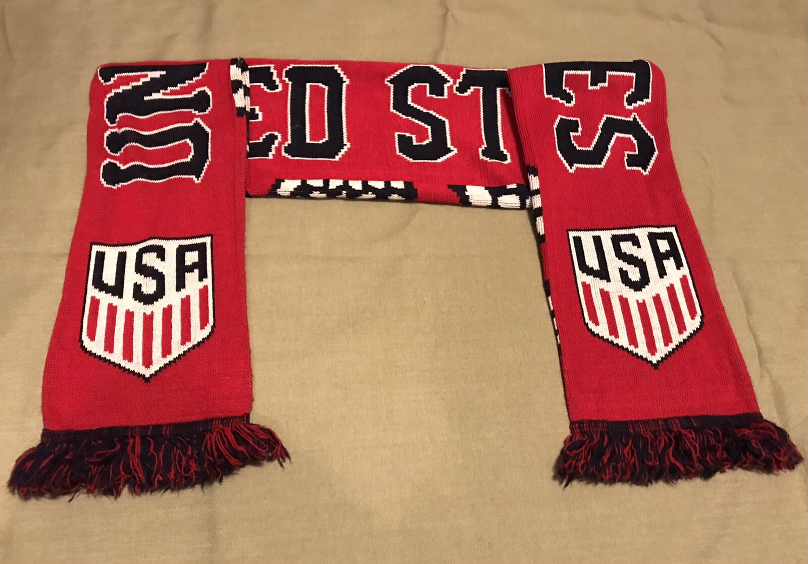 Ruffneck Scarves United States Olympic Games Red Reversible Winter Knit ruffneck-scarves-united-states-olympic-games-red-reversible-winter-knit