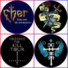 New Cher Rare Tour Logos