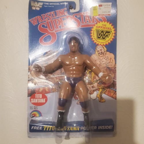 Tito Santana LJN 1985 WWF 8 Inch Figure In Origina...