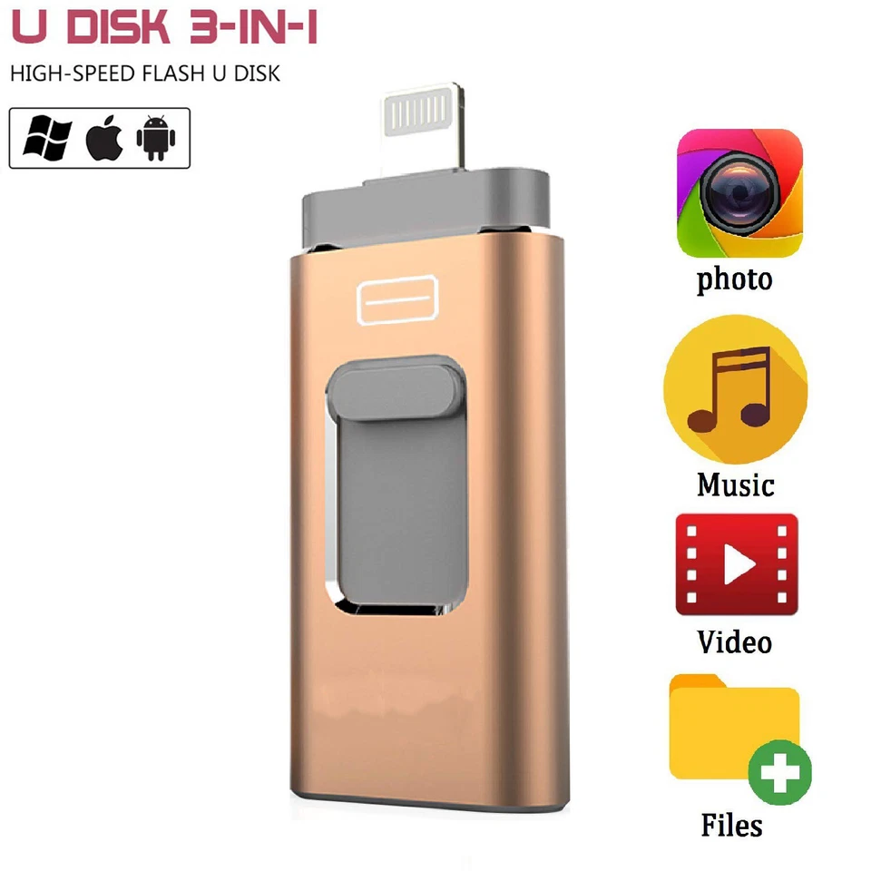 USB Flash Drive Fr iPhone iPad Photo Pen Disk Memory Stick External Storage 2TB - Image 2 of 4