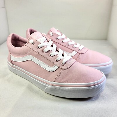 VANS Ward Womens Trainers Canvas Chalk Pink (X200
