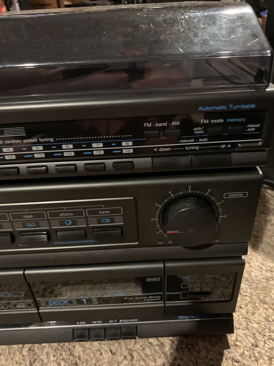 Panasonic SG-H10 Stereo Music System turntable Cassette Tape Radio