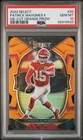 2022 Panini Select Orange Die-Cut Prizm #20 Patrick Mahomes /199 Chiefs PSA 10