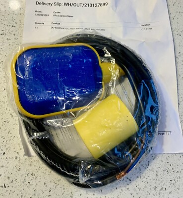 Schwimmerschalter Mac 3, 3 Meter Kabel