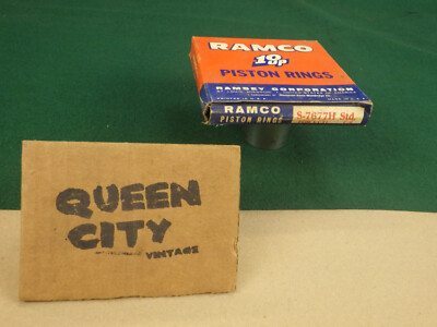 NOS Ramco Piston Ring set S-7677H STD single cylinder Vintage engine 
