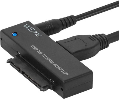 USB 3.0 to SATA Converter Adapter for 2.5 3.5 Inch Hard Drive Disk SSD HDD, Powe