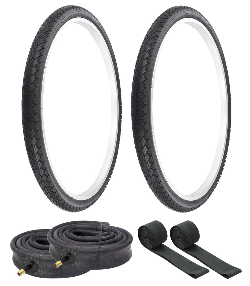 4 Pneus De Vélo PRO+ 26 X 3.00 – Beach Bum Slick Tread – Avec Chambres à Air – Neufs