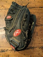 Rawlings Playmaker Series PM1250B Baseball Glove 12.5  RHT Black B2