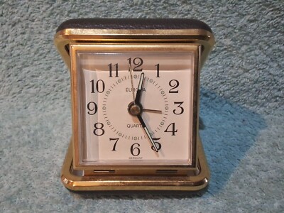 Europa LG 7,5cm lg7,5cm Quarz Reisewecker zum Restaurieren Made In Germany