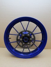 Yamaha YZF-R125 ABS 2018 23,050 miles rear wheel blue with sprocket (11737)