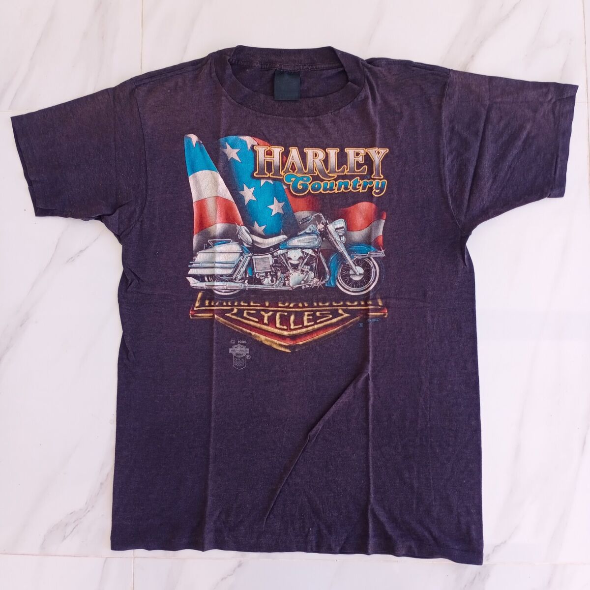 Vintage 80s 1985 Harley Davidson 3D Emblem Made In USA Vintage 80s 1985 Harley Davidson 3D Emblem Made In USA
