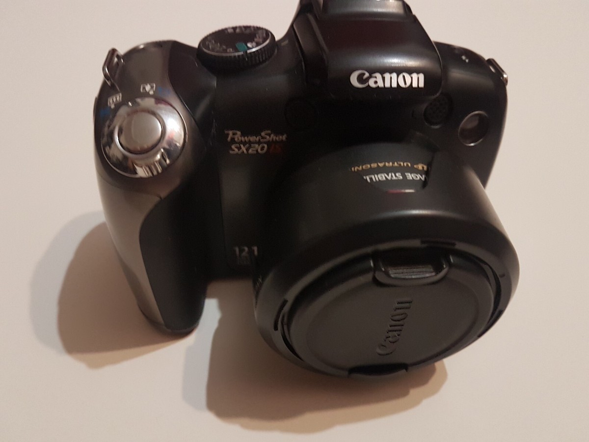 Canon PowerShot SX20 IS 20x Zoom Digital Camera- Black