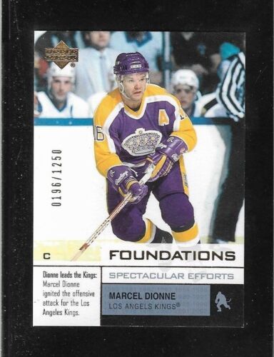 2002-03 UD FOUNDATIONS SPECTACULAR EFFORTS # 114 MARCEL DIONNE 0196/1250 !! D48 - Picture 1 of 1