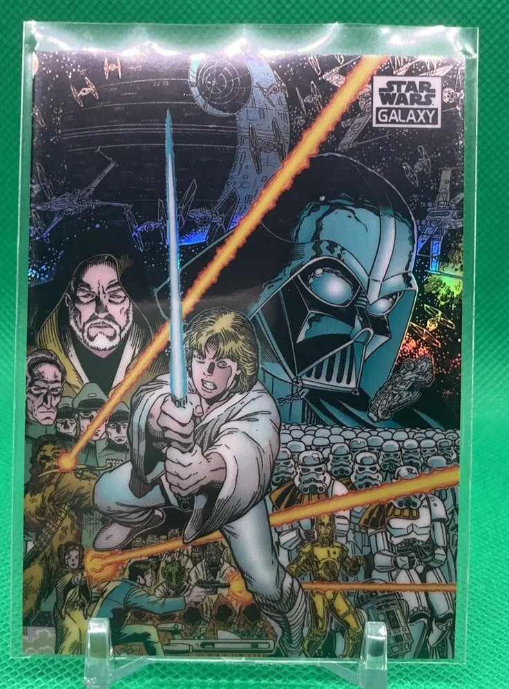 Galaxy's Edge Topps Star Wars Galaxy Chrome 2021 Refractor #30