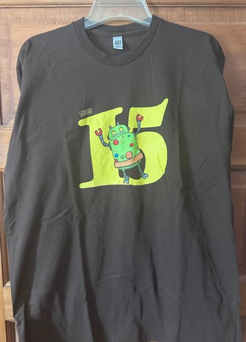 Merge Records 15th Anniversary Concerts T-Shirt; Superchunk, Arcade Fire, Spoon