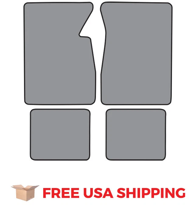 FITS 1965-1970 Oldsmobile 98 Floor Mat 4pc Loop Foto 2 de 4