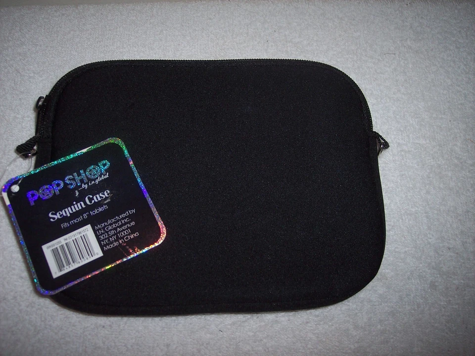 NWT-Pop Shop  Sequin Tablet Case For Most "8" Tablets NO Strap NEW - Image 3 of 4