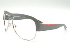 Prada SPS 04L Grey Silver Sunglass Frame