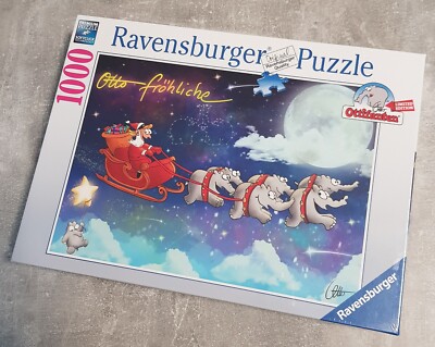 Ravensburger Puzzle Ottifanten Weihnachten Märchen Strandkorb 500 / 1000 Teile