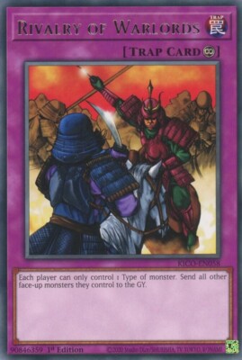 Yu-Gi-Oh! TCG Rivalry of Warlords KICO-EN058 Rare 1st Edition MINT
