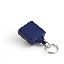 KEYBAK Mini-Bak Square Swivel Clip Nylon Cord Blue 36in