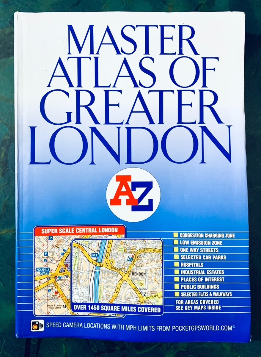 A-Z Master Atlas of Greater London map book AZ | eBay UK