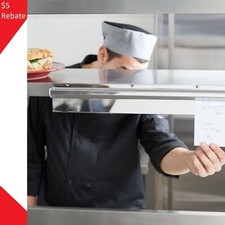 18 24 36 44 in. Kitchen Restaurant Ticket Check Rod Order Holder Bar Slide Rail