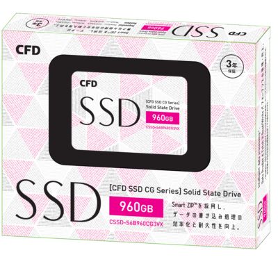 Japan Seller NEW C.F.D. SSD 3D NAND TLC 960GB SATA 6GBbps 2.5 