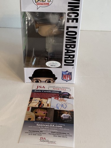 DAVE ROBINSON SIGNED VINCE LOMBARDI FUNKO POP JSA COA Autographed HOF - Picture 4 of 7