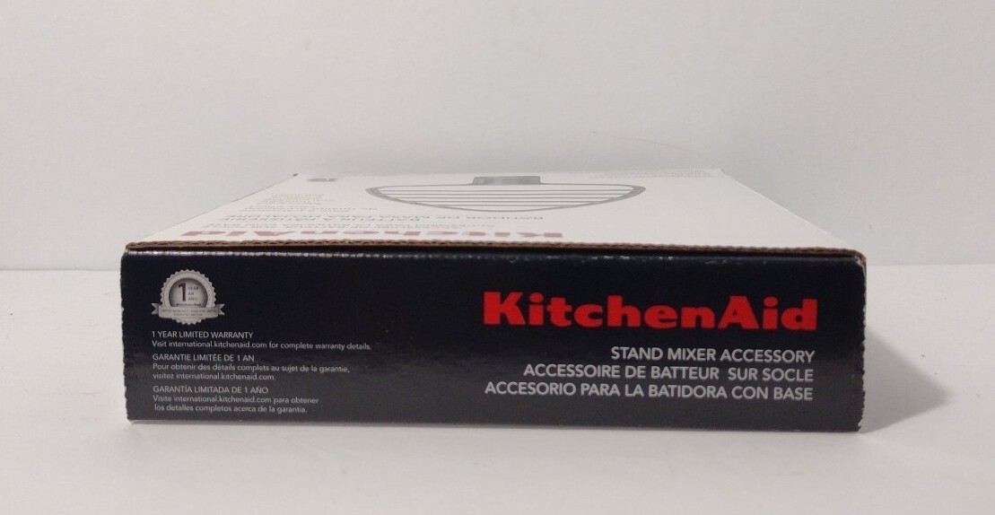 KITCHENAID PASTRY BEATER ATTACHMENT WITH SCRAPER KSMPB5 SILVER COATED