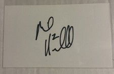 Mike Hurlbut Hand Signed Auto Autograph Index Card New York Rangers Sabres