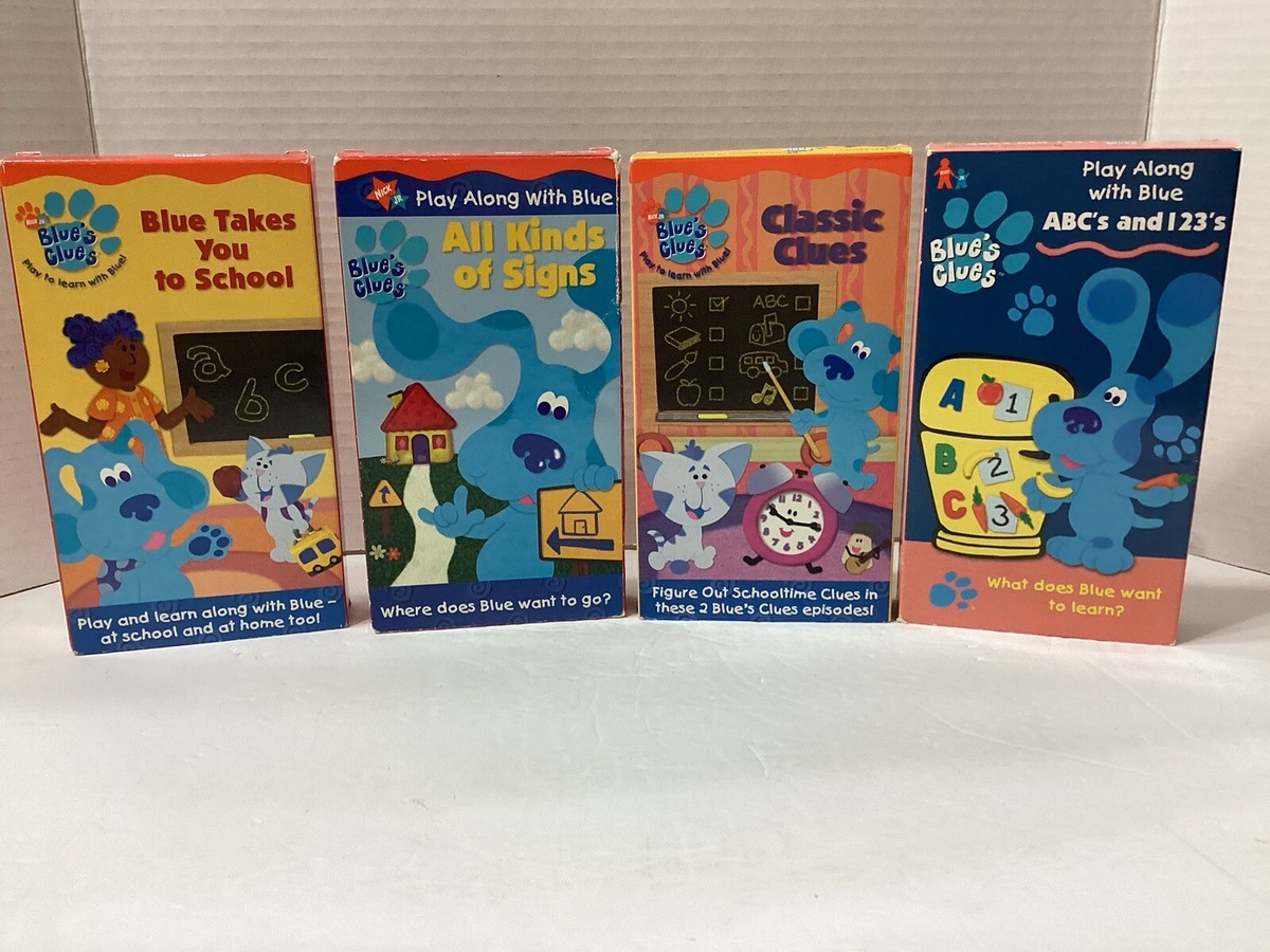 Blue［Times］ VHS Amazon.com: Blue's Clues - Telling Time With Blue [VHS