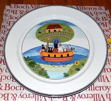 VILLEROY & BOCH DESIGN NAIF NOAH'S ARK 12" CHOP Serving Platter BUFFET PLATE